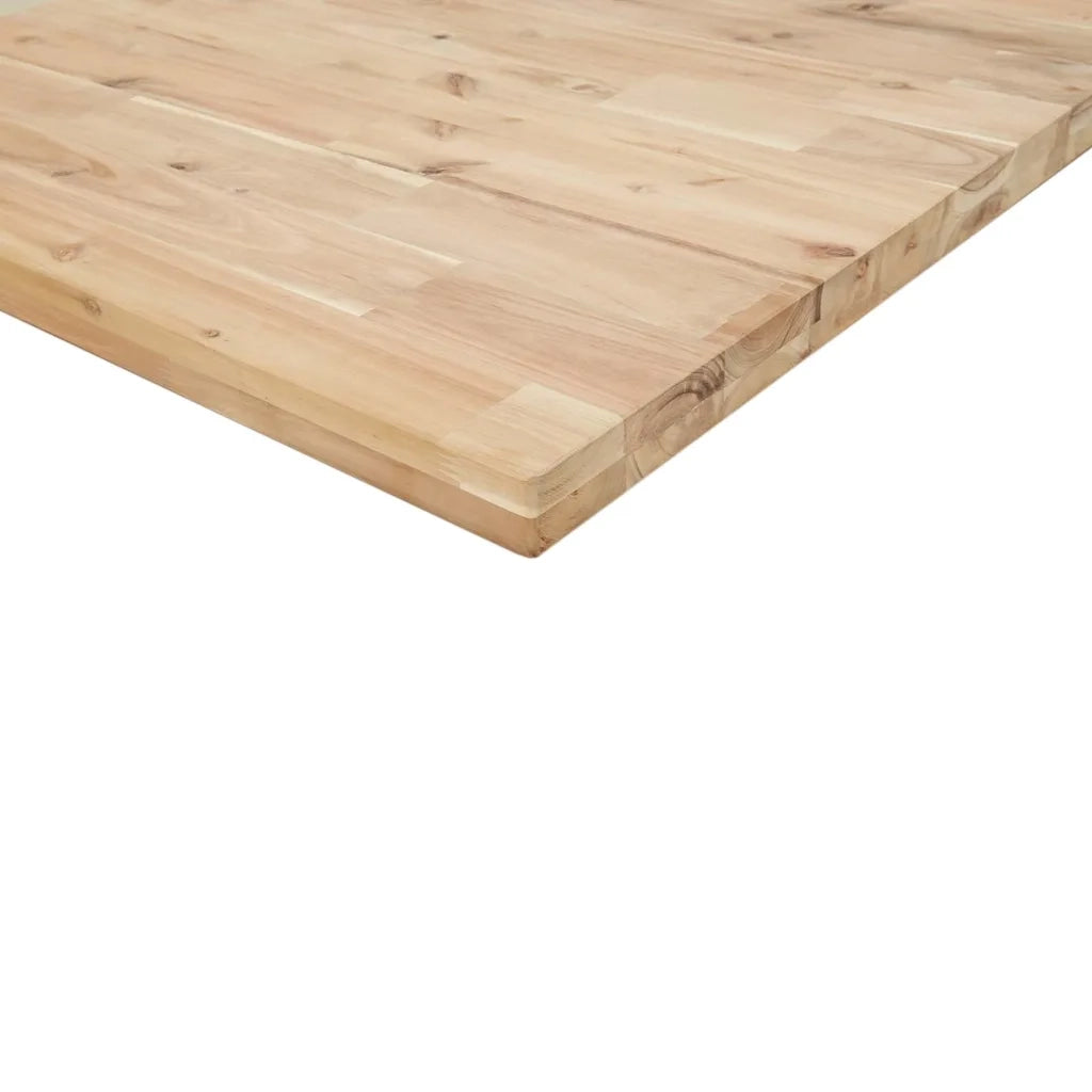 Piano da Bagno Non Trattato 100x60x4cm Legno Massello di Acacia CFW5187808