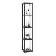 Lampada da terra 163cm con lampadine LED dimmerabili a 3 livelli poli LED ruotabili, Lampada da terra moderna Nero-Lampade