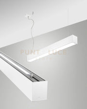 TURNER SOSPENSIONE A DOPPIA EMISSIONE BIANCA 29W+15W 4000K 3570+1440LM OPALE 100CM