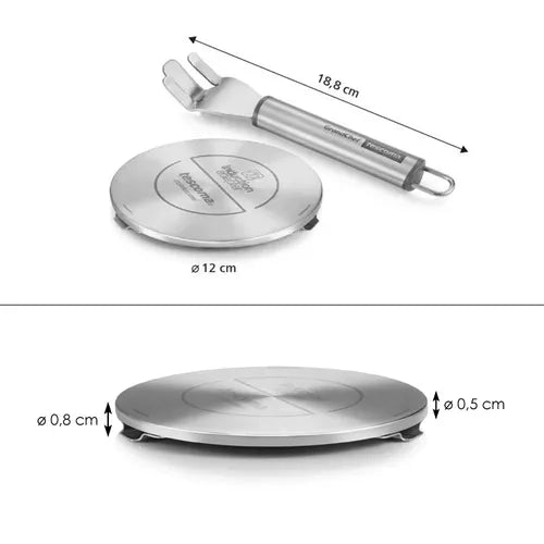 DISCO ADATTATORE PER PIANO COTTURA A INDUZIONE 'GRANDCHEF' ø 17 cm - TESCOMA