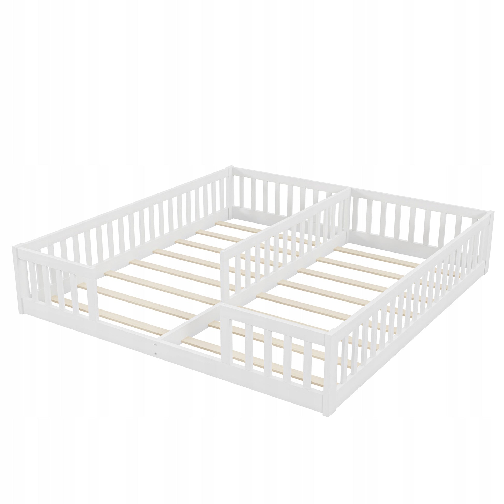 Letto a pannelli 90x200 con sponde - Xylo - Pino bianco