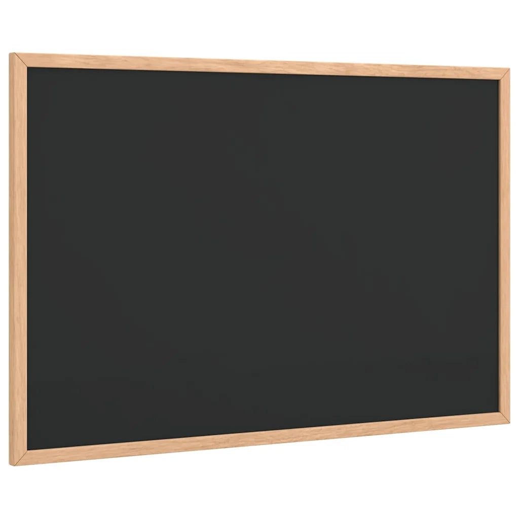 Lavagna con Cornice in Legno Massello di Pino Nero 60x40 cm