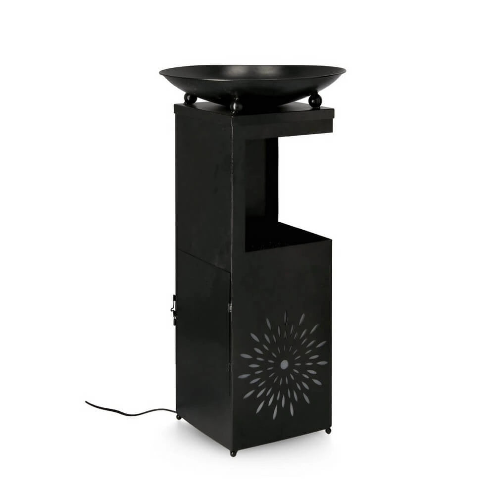 Fontana da Giardino in Metallo con Luce LED Incorporata - SNOWFLAKE