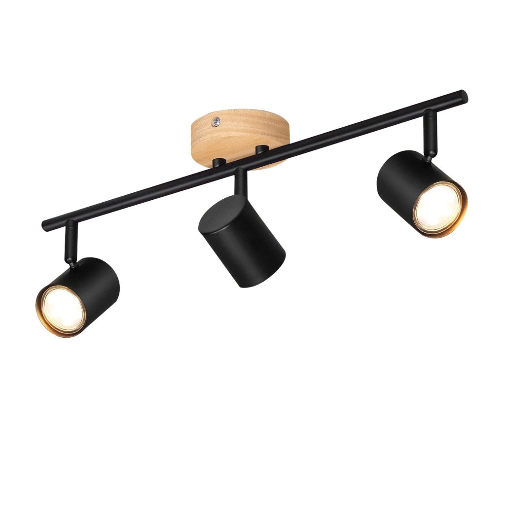 ZMH Faretto da soffitto a 3 luci GU10 Lampada da soffitto Faretto per soggiorno