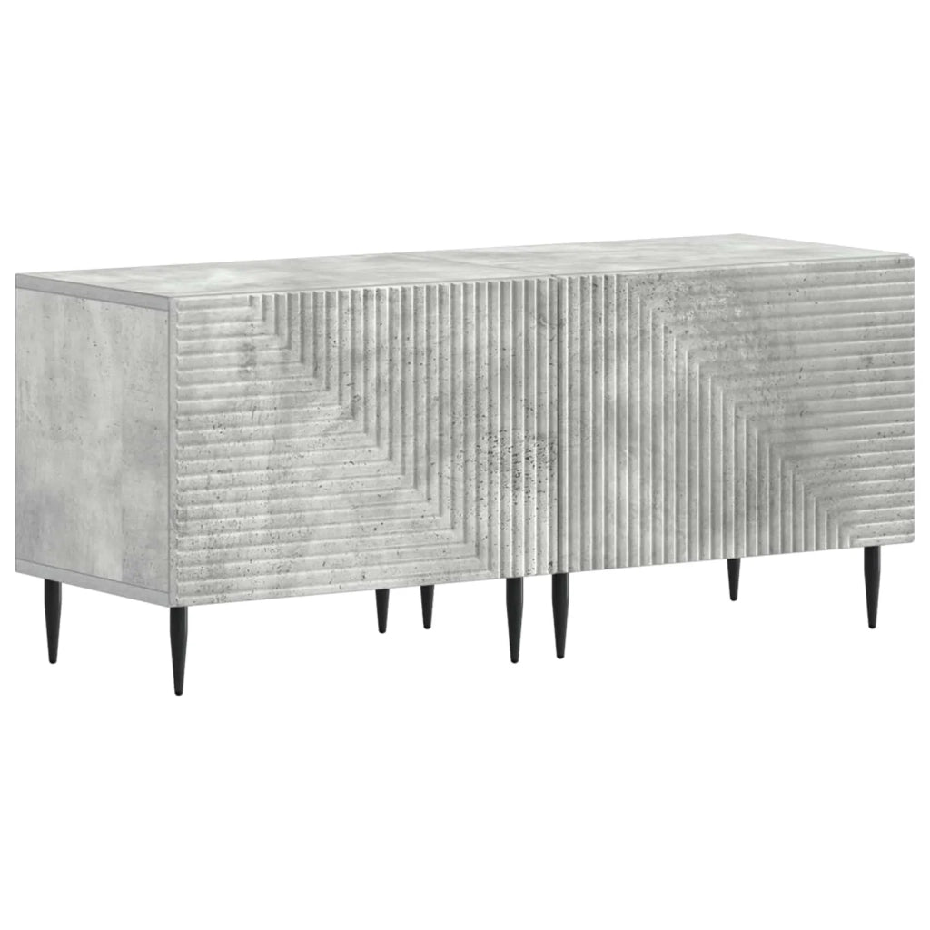 Mobile TV LED a 3 pezzi Grigio Cemento Legno ingegnerizzato 3416679