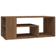 Tavolino salotto | Tavolino da caff¨¨ | Tavolino da Soggiorno Rovere Marrone 100x50x40cm Legno Multistrato