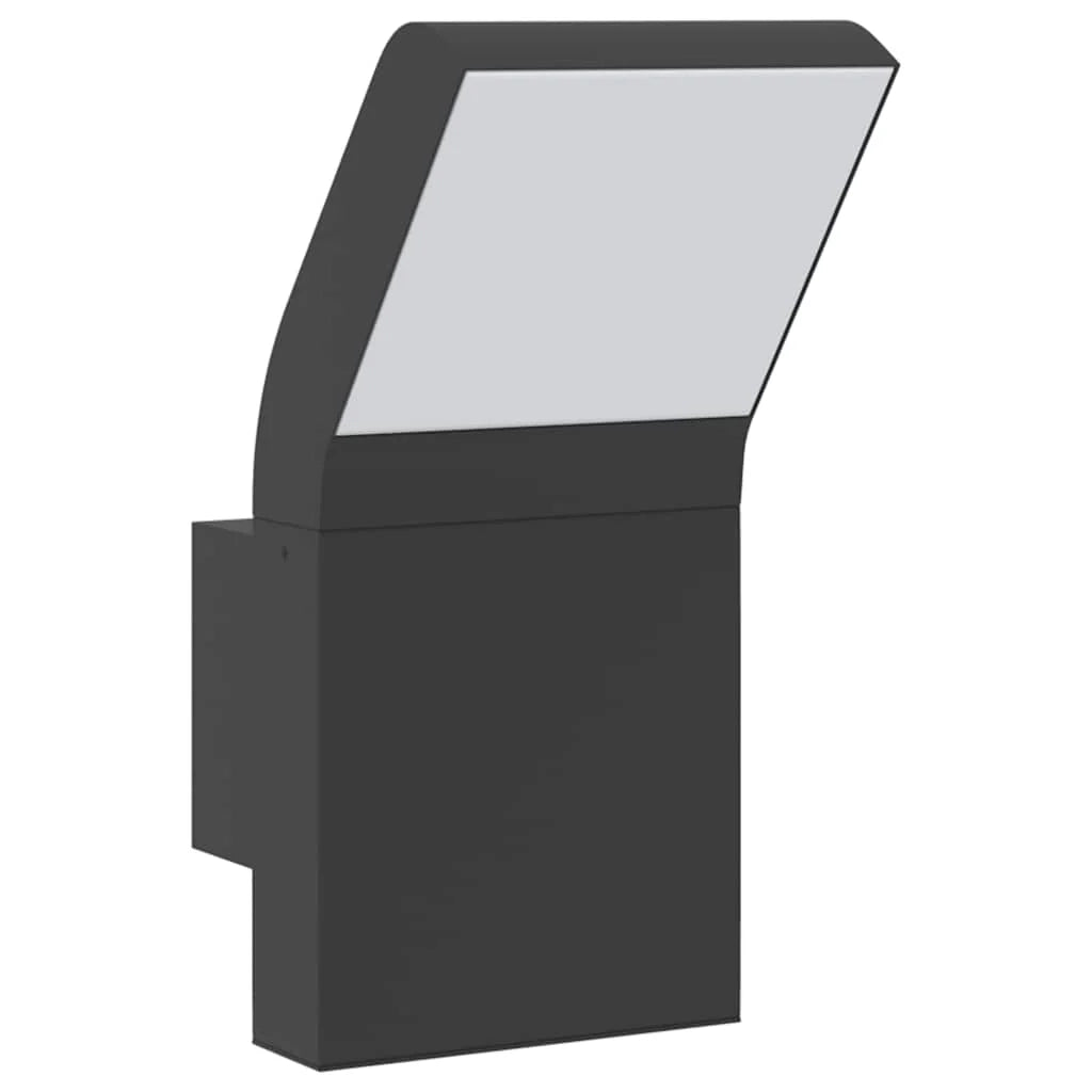 Applique LED da esterno resistente alle intemperie 10 x 15 x 22 cm alluminio nero 02_0056583