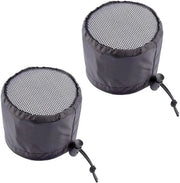 Set di 2 Ventilatori di Difesa per Duct con Filtro di Rete con Guscio Fissato e Schermo in Tessuto per la Crescita delle Piante e la Ventilazione della Tenda
