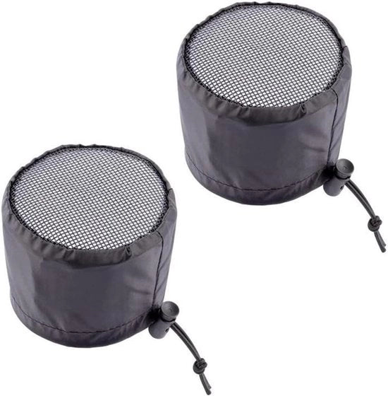 Set di 2 Ventilatori di Difesa per Duct con Filtro di Rete con Guscio Fissato e Schermo in Tessuto per la Crescita delle Piante e la Ventilazione della Tenda