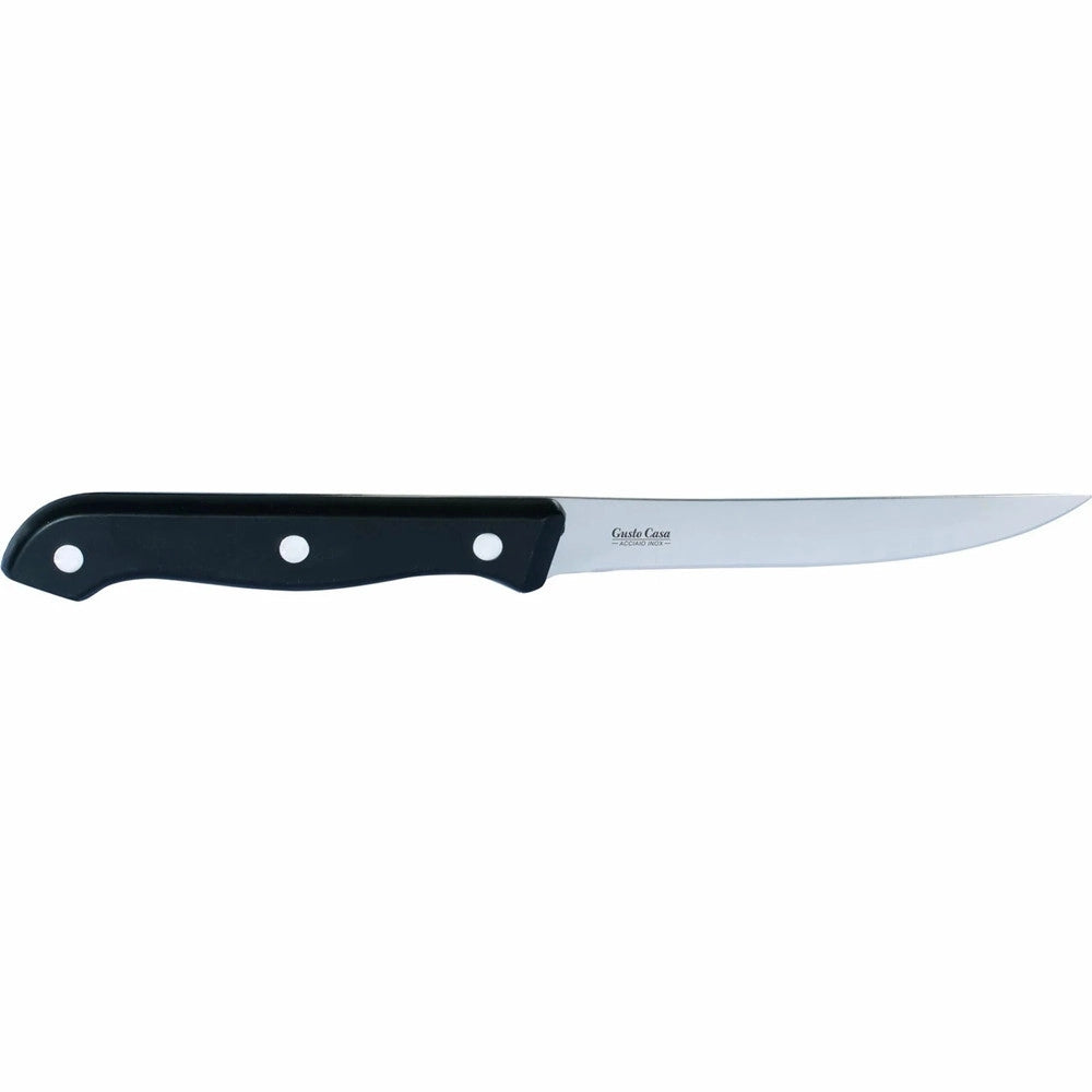Trade Shop - Set Ceppo Coltelli In Acciaio Inox Da Cucina 8 Pezzi Con Stand Portacoltelli In Legno -