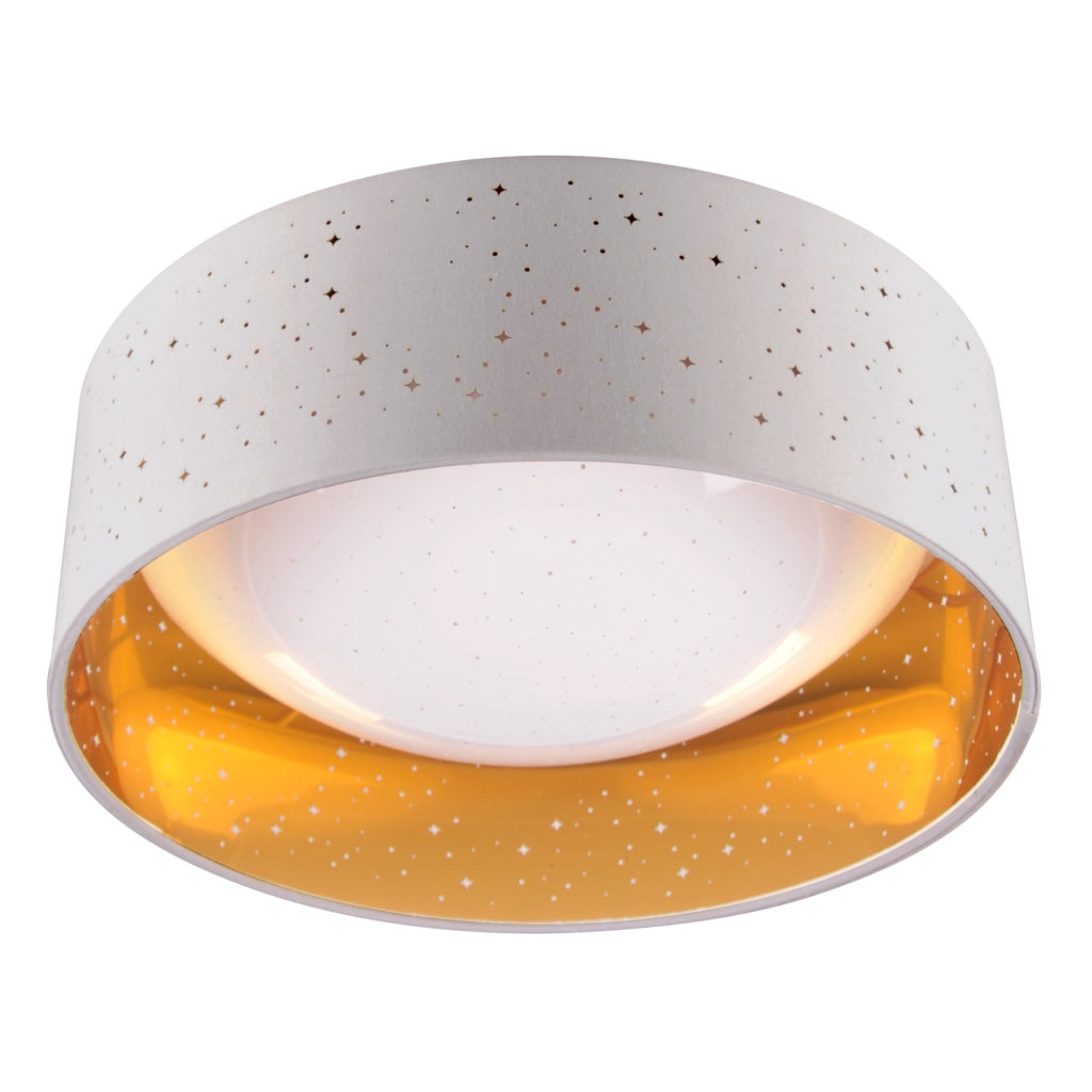 Plafoniera LED Polux Tuluza bianco oro 18W 4000K Ø32cm