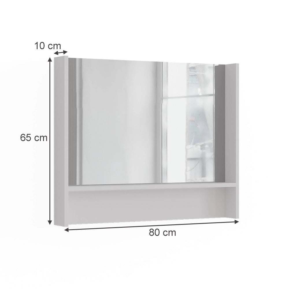 Vicco Guardaroba da ingresso Bianco 80 x 65 cm