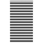 Tenda a Rullo Zebra Nero Larghezza Tessuto 115,9 cm Poliestere
