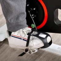 Cyclette Professionale, Bici da Spinning,Cyclette da Camera Regolabile con Schermo LCD e Portabicchieri, Volano 8kg, Bianco