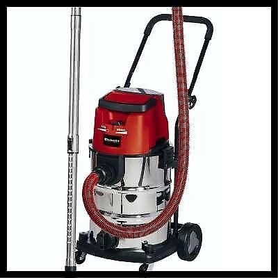 Einhell 2347140 TE-VC 36-30 Li S-Solo Aspirapolvere a Cilindro Secco e Bagnato 30 L 36 V 15 kPa 76 dB colore Nero Grigio Rosso