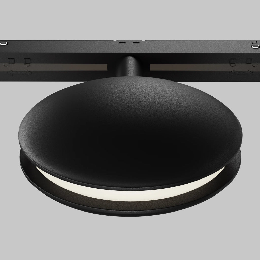 Maytoni Lampada da Binario Exility Outline 1 luce LED integrato nero alluminio
