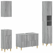 Set di Mobili da Bagno da 4 Pezzi ARNHEM Sonoma grigio 3417933