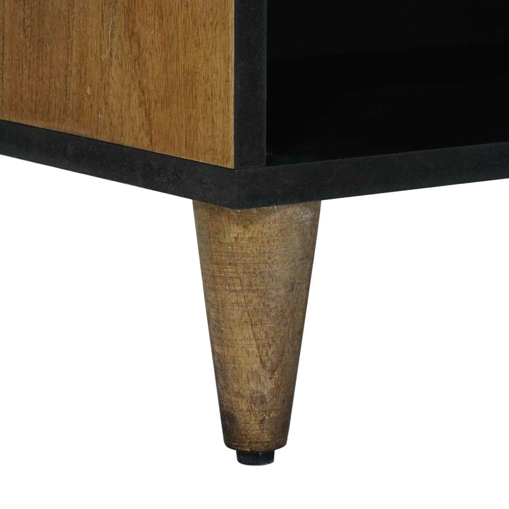 Mobile TV Marrone 80 x 31,5 x 46 cm Legno di mango massello