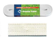 CINTINO NYLON BIANCO PER AVVOLGIBILI IN MATASSINE- - mt.5,5x mm.22h. in matassina gr.23 per metro - 12 matassa