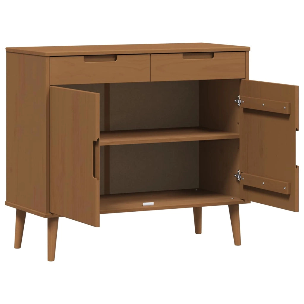 Credenza MOLDE Caramello 90 x 40 x 80 cm 42020946