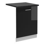 Vicco Pannello frontale della lavastoviglie Nero lucido 60 cm , PL Antracite