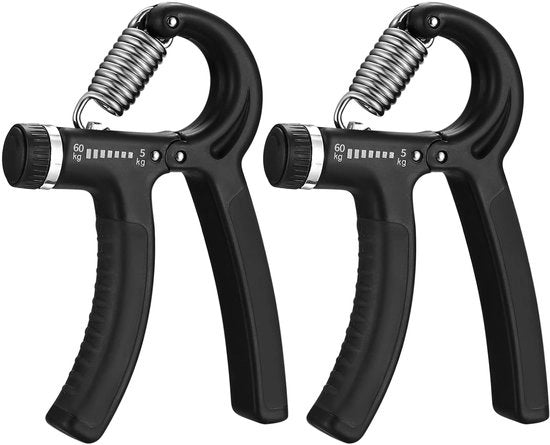 Esercitatore per Mani Adattabile 5-60 kg - Trainer per Dita - Trainer per Forza di Presa - Trainer per Braccio Sotto - Apparecchio per Esercizio delle Mani - Progettazione Ergonomica - Trainer per Presa