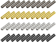 40 Coppe di Riserva per Cavi Metallici - Diverse Colori - Design Unico - Punti di Veterinario