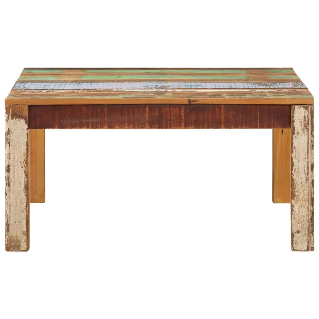 Tavolino da Salotto 80x80x40 cm in Legno Massello di Recupero 338030