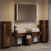 Set di mobili per il bagno 6 pcs Legno antico 3407141