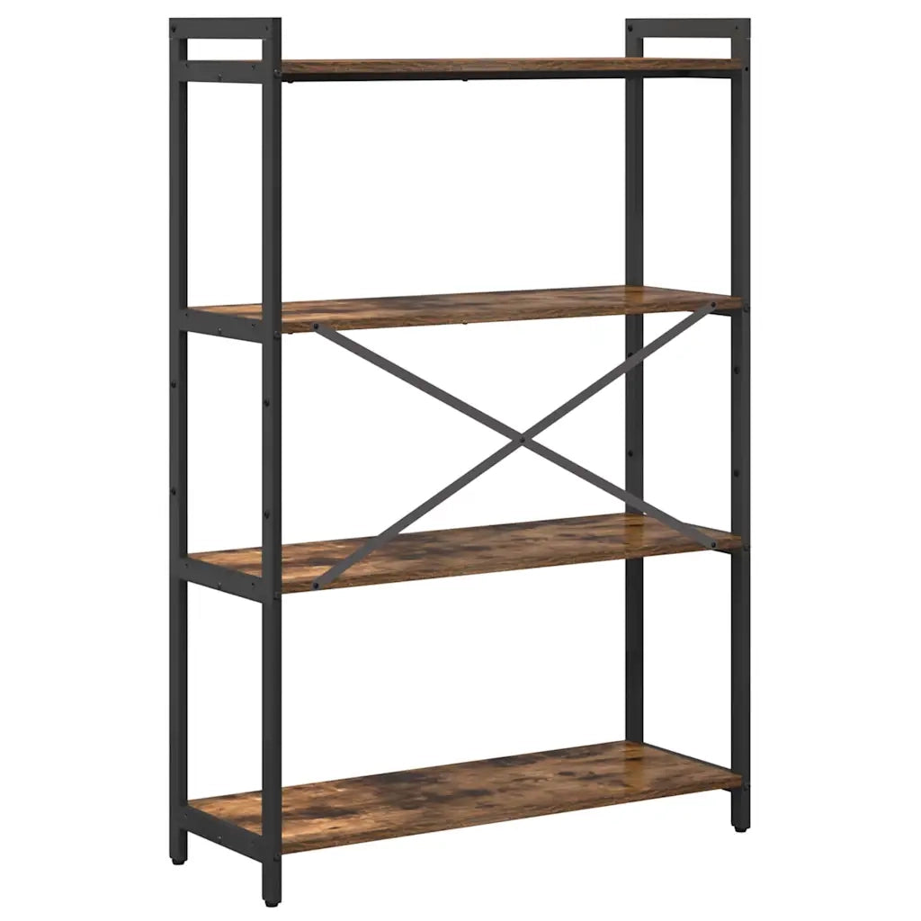 Libreria Rovere fumé 80 x 30 x 120 cm Legno multistrato 868421