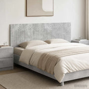 Testiera da Muro ALKMAAR Grigio Cemento Legno ingegnerizzato 896298