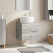 Mobile Lavabo da Parete Sonoma grigio 49,5 x 44,5 x 66 cm 890315