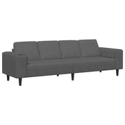 Divano | Divano da soggiorno | Sofa Grigio scuro 250 x 77 x 76 cm Tessuto in Cords
