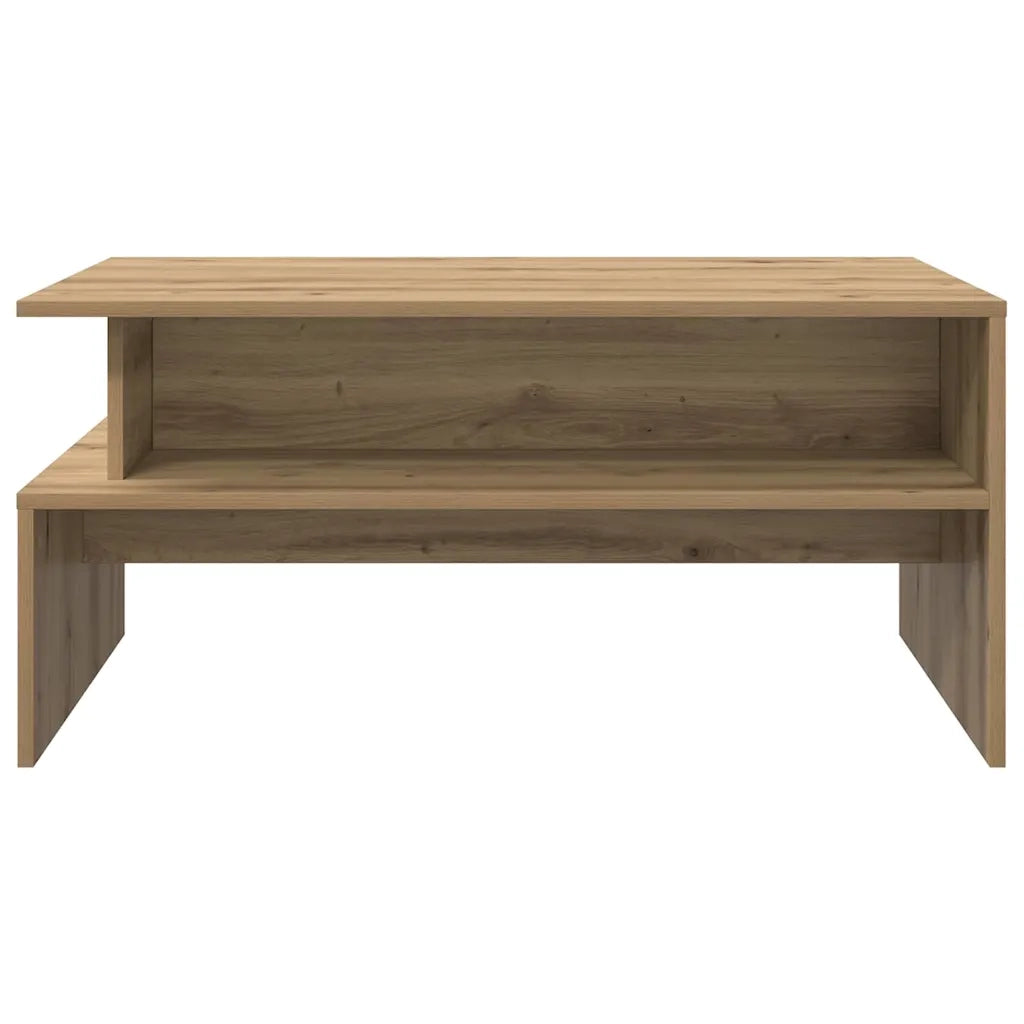 Tavolino da Salotto-Tavolino da soggiorno-Tavolo Rovere artigianale 90 x 55 x 42,5 cm