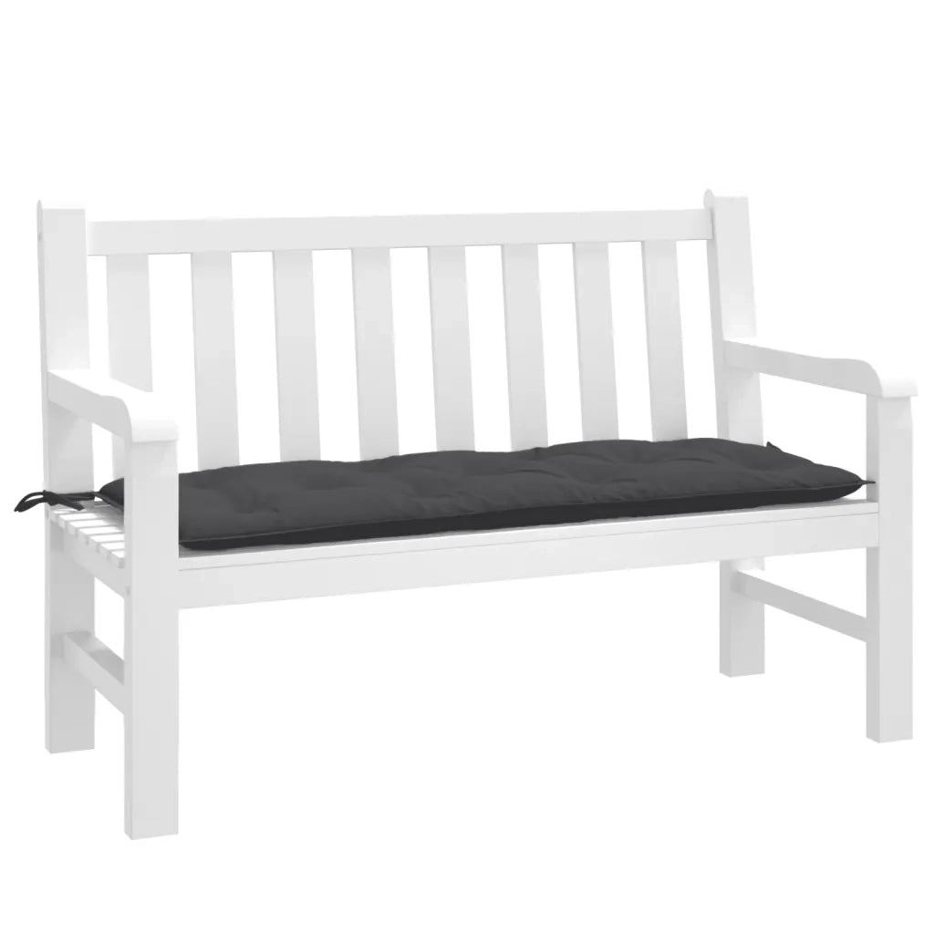 Cuscino Panca Giardino-Cuscini per panchina da esterno Antracite M¨¦lange 120x50x7 cm Tessuto