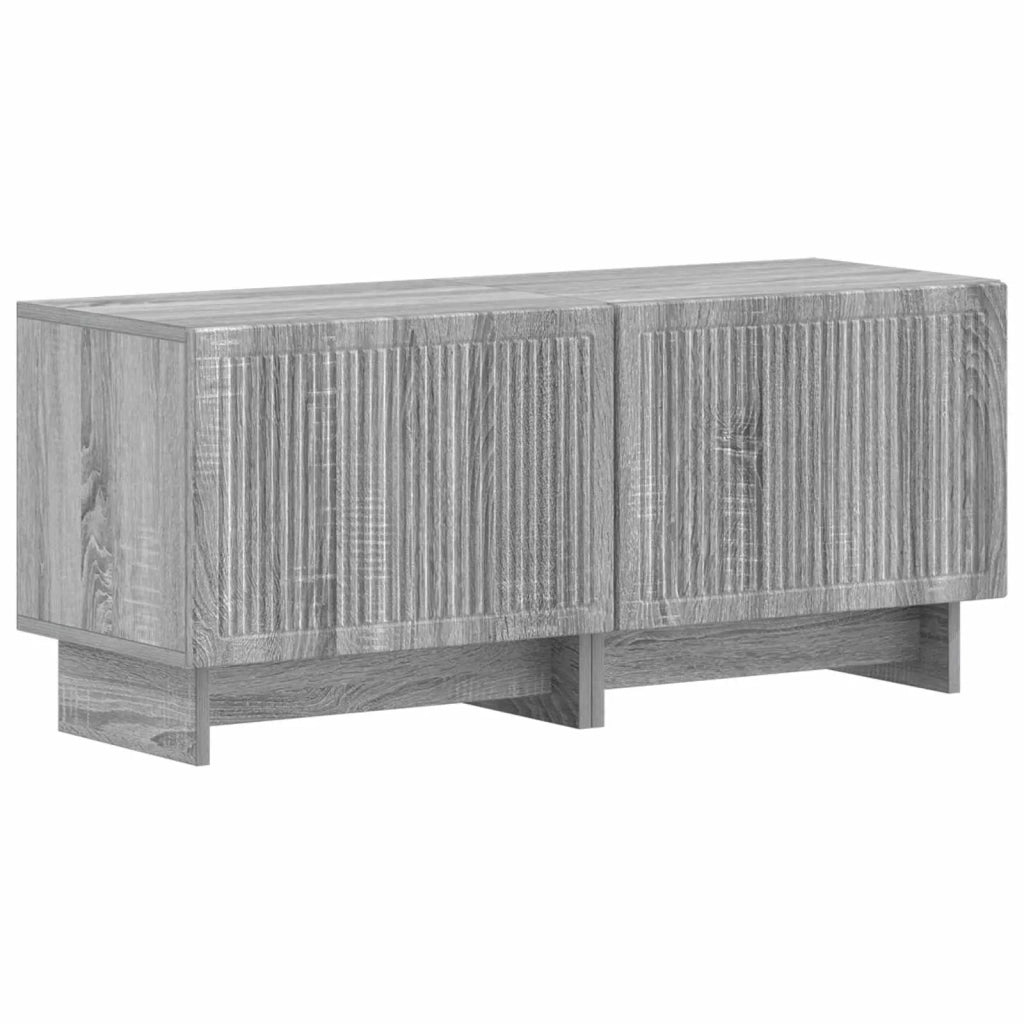 Mobile TV LED a 5 pezzi Sonoma grigio Legno ingegnerizzato 3416425