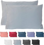 Copri cuscino 50x60 100% cotone super morbido 40x60 jersey grigio con cerniera copri cuscino 50x60