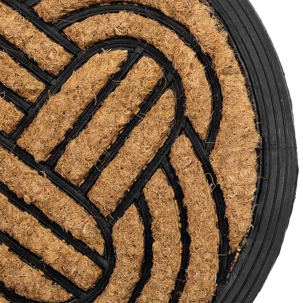 Zerbino in fibra di cocco e gomma marrone 70x40