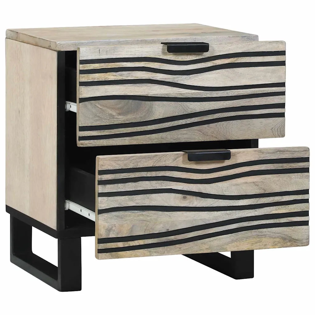 Comodino | Armadio da Notte | Mobiletto da notte Bianco 40 x 33 x 46 cm Legno ingegnerizzato