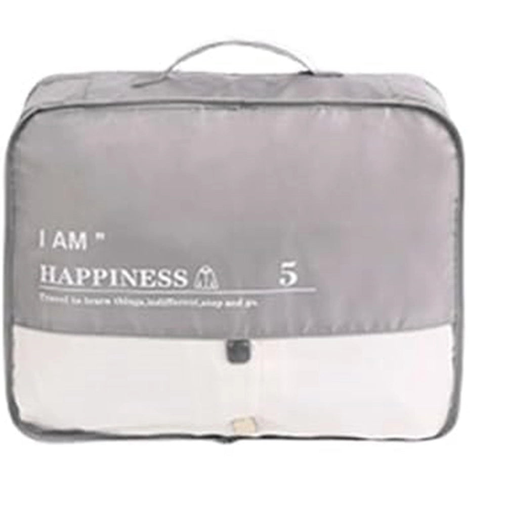 Trade Shop - Organizer Viaggio Impermeabile Borsa Organizzatore Valigia Casa Grigio 40x32x12cm 87713 -
