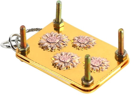 Set di conservazione per fiori - 3,5 x 5 cm - Presse fiori metalliche - Per appassionati di natura - Fiori conservazione set - Miniature fiori - Presse fiori