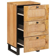 Credenza | Madia | Buffet da pranzo | Armadio da pranzo Marrone 40 x 33 x 75 cm Legno di mango massello