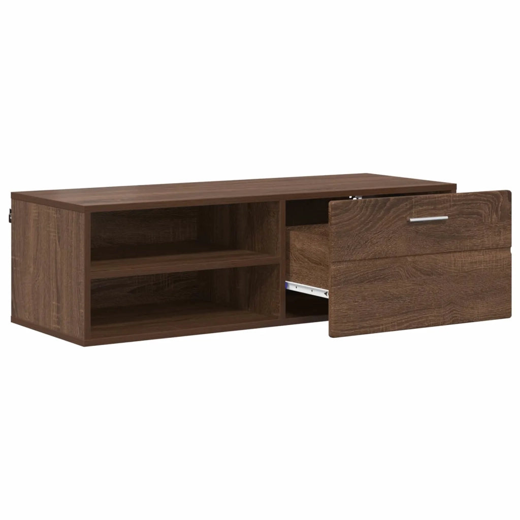 Armadio in Legno con cassetto Rovere Marrone 100,5 x 39 x 30 cm 880248
