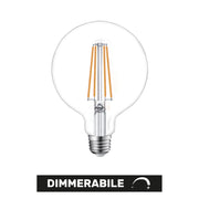 Alcapower Lampadina LED Globo G95 Dimmerabile 12W E27 1520lm 3000K Luce Calda - Tecnologia ad alta efficienza per illuminazione d'interni moderna