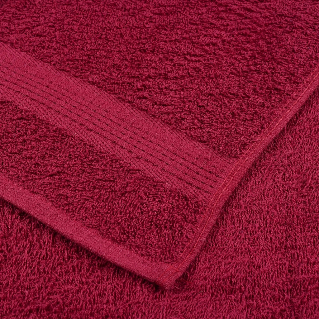 Asciugamani FROGN 4 pz | Teli per bagno Bordeaux 100x200 cm 360 g/m2