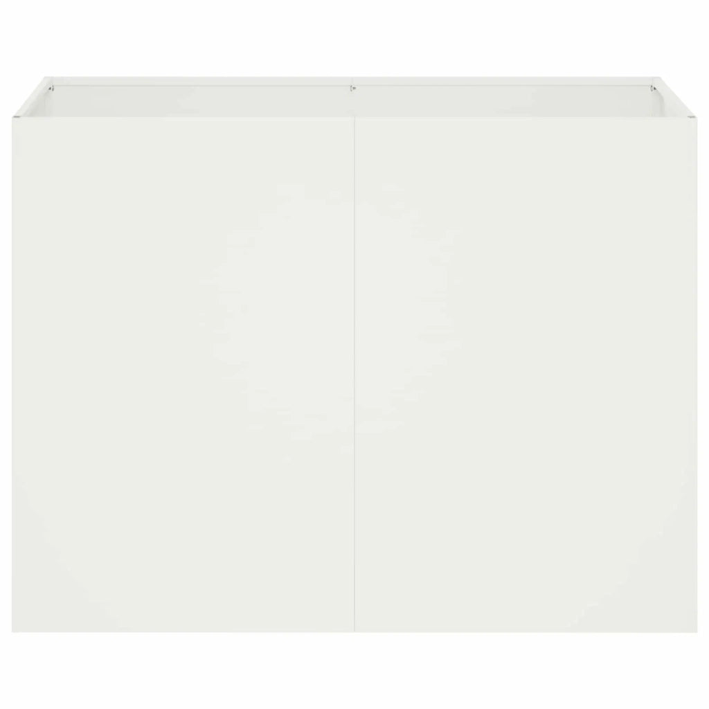 Vaso da giardino Bianco 80 x 40 x 60 cm 8005884