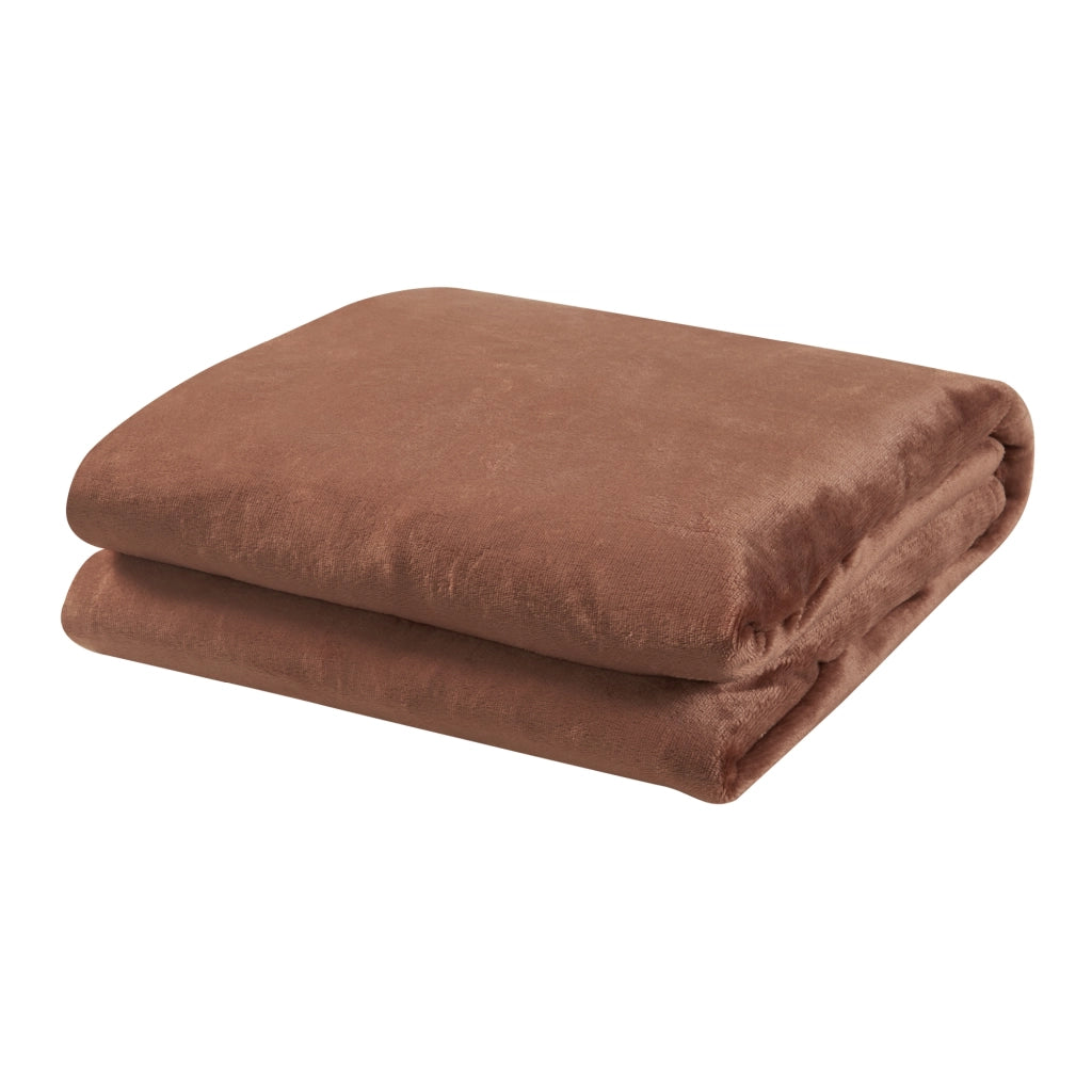 Coperta Riscaldante Archi Termocoperta Elettrica 200 x 150 cm Marrone [en.casa]