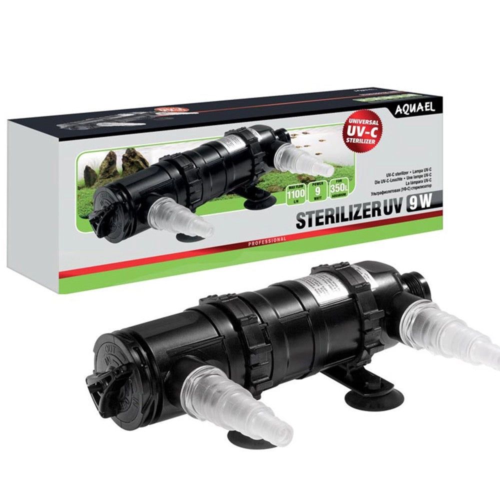 Aquael Sterilizer UV AS - Sterilizzatore per Acquari Wattaggio Riscaldatori e lampade terrario: 9W