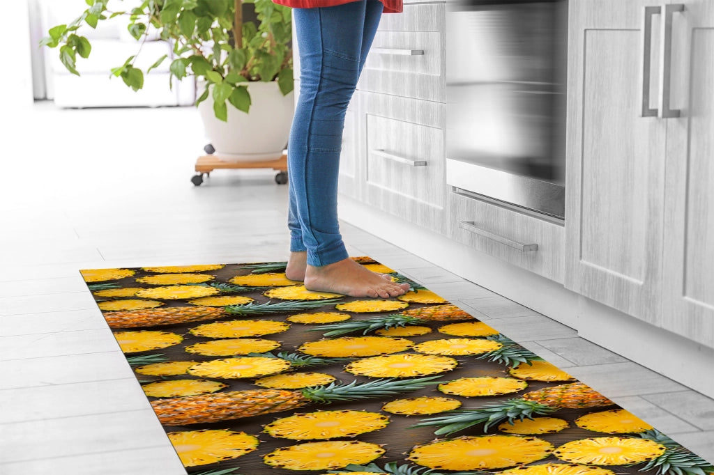 Tappeto Cucina Antiscivolo Made in Italy Passatoia Antimacchia Multiuso Corridoio Soggiorno Lavabile in Lavatrice - 50x200 - EstateAnanas