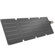 Caricabatteria Solare 36W Pieghevole con Attacco Tipo-C Impermeabile IP67 in ETFE Grigio